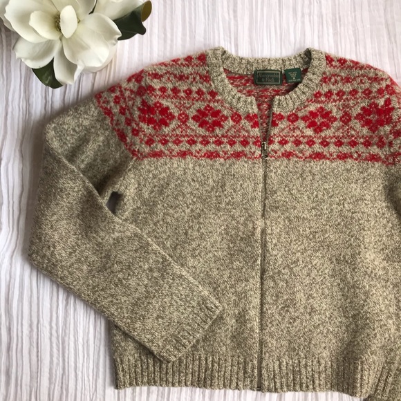 Abercrombie & Fitch Wool Zip Up Sweater - Picture 4 of 4